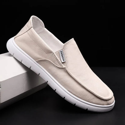 Canvas Shoes, Men's Shoes, Summer New Breathable Fitting Shoes, Men's Trend Versatile Casual Flat Shoes, Men's Casual Shoes