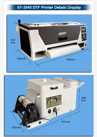Inkjet Printer for T-shirt Clothes A3 Size High Quality Pet Film Transfer 30cm DTF Printer