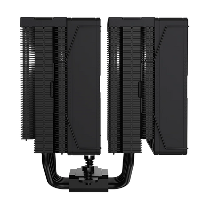 COOLLEO P60T DIG BK Two-Tower Computer Case Air Cooler 6 Heat Pipes CPU Cooling LGA115X/1200/1700/1851 for Ryzen AM4/AM5 275W