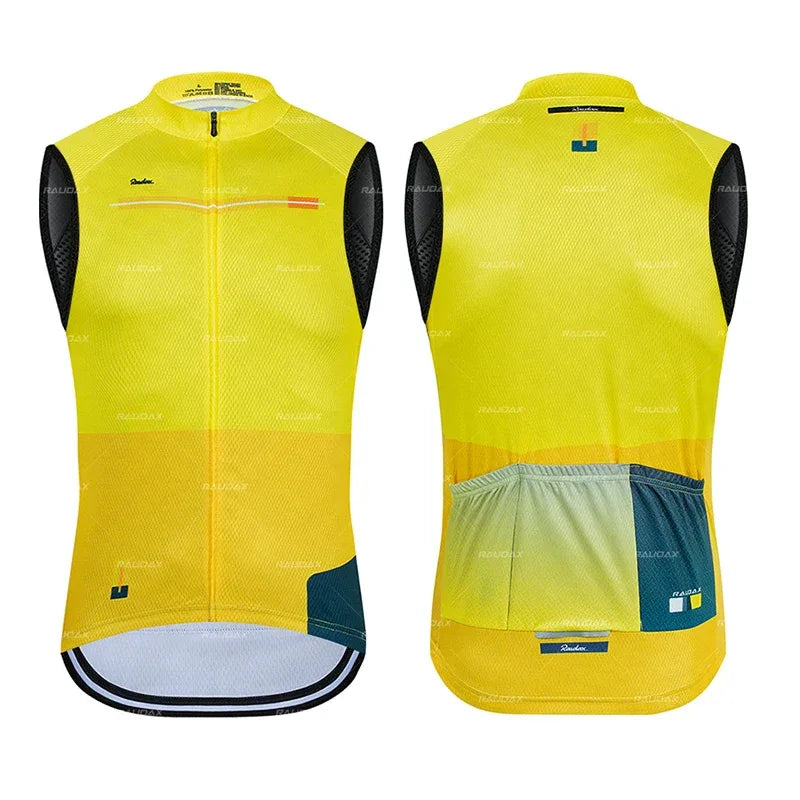 2023 Autumn Cycling Clothing Sleeveless Cycling Vest Mtb Sports Team Bicycle Jerseys Ultralight Jackets Unisex Cycling Clothes
