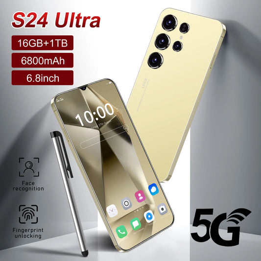 Factory Price Orignal Brand Mobile Phones S24 Ultra 5G Smartphone 1TB Unlocked Android Telephone