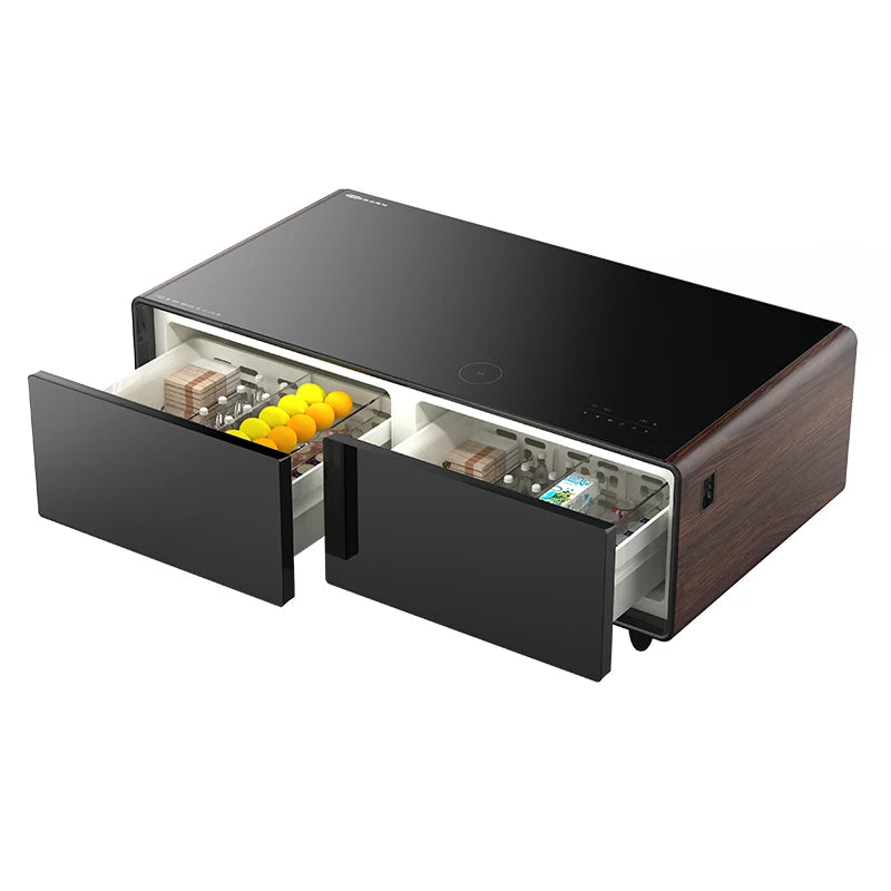 Multifunctional Smart Coffee Table Modern Smart Furniture Fridge Mini Refrigerator Coffee Tables With Music Player