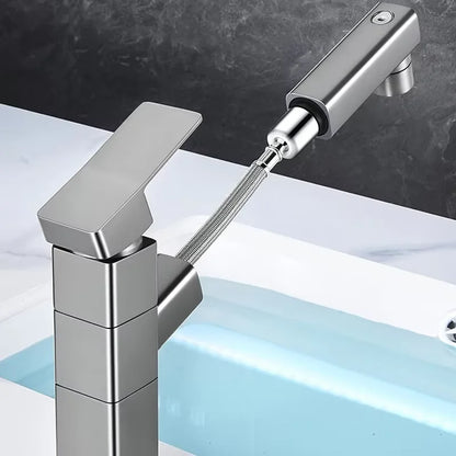 YaoPeng YP-K127 Modern Touchless Ceramic Valve Core Brass Deck Mounted 1-Handle Bathroom Basin Faucet Hot/Cold Water Mixer 306