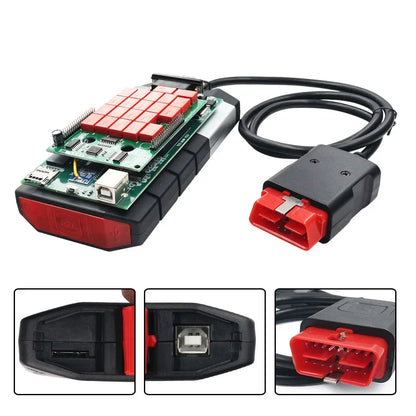 10PCS 2021.11/2020.23 Multidiag Pro TCS DS/ACTM OBD2 Diagnostic Tool 2017.R3 With Keygen /2018.R0 For TCS  For Multi Cars Trucks