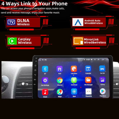 Cross-Border Car Wireless CarPlay Android GPS Navigation Large Screen All-in-One Reversing Image OLED Touch Screen 1280x720