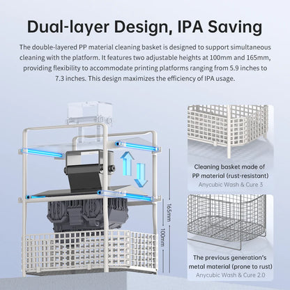 Anycubic Wash&Cure 3.0 Machine New Product for 3d Printer Cure Models