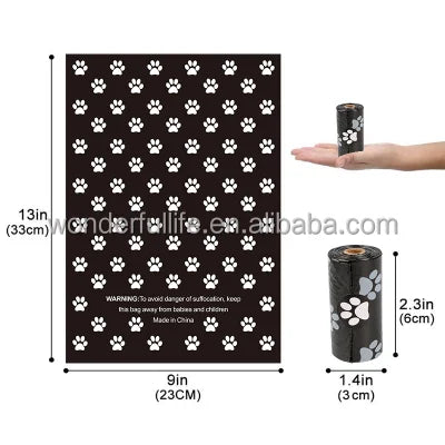 OEM  ODM Pet Poop Bag Eco Corn Starch Poop Bag Dog Poop Bags Biodegradable for Dogs