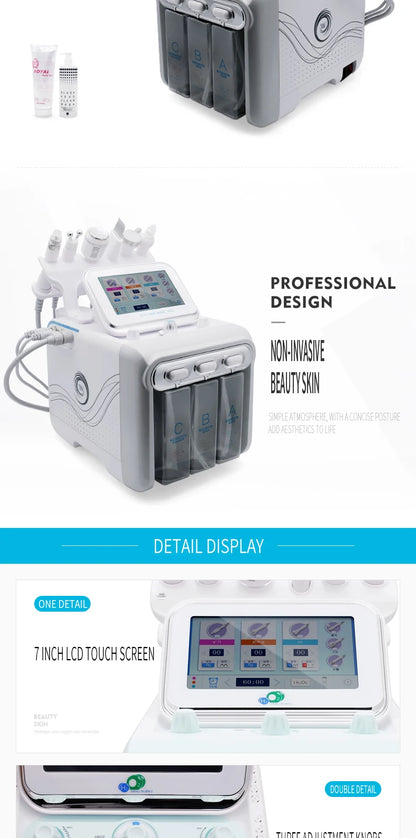 The Latestskin and Eye Multi-function Hydrogen and Oxygen Bubbles,Cleansing and Hydrating Beauty Machine