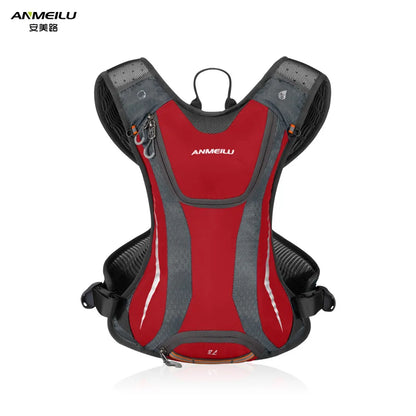 ANMEILU Unisex 5L Lightweight Waterproof Running Sports Bag High Quality Moisturizing Fitness Vest Off-Road Bicycle Riding Bag