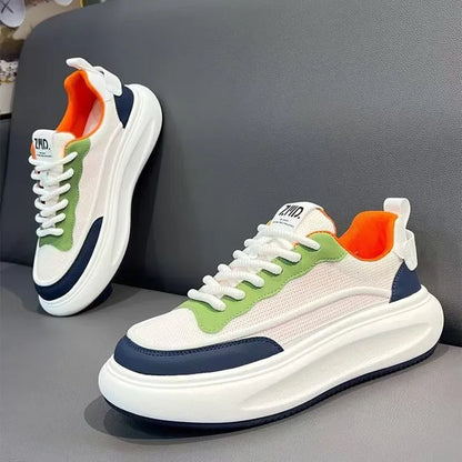 Rubber Out-sole Anti slip Lace up Mens Pu Upper Walking Style Shoes Skateboarding Shoes for Men