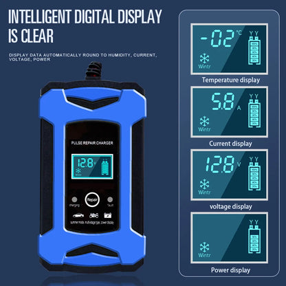 Latest Trending 12V 6A Automatic Smart Electric Battery Charger for Motorcycles and Cars-Dropshipping Product