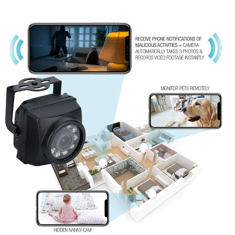2160P 4K 4MP 5MP 3MP IP66 Waterproof Night Vision IR-Cut 940nm Minitype Small POE IP IR Nest Cam Outdoor Security Camera