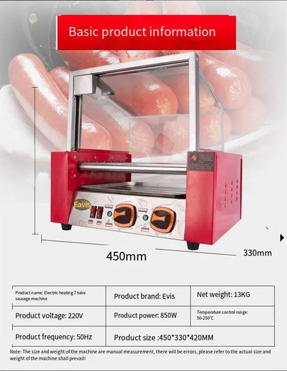 Sausage Roaster Commercial Sausage Roaster Hot Dog Machine Small Home Automatic Sausage Roaster Convenience Store