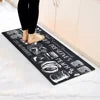 Custom Kitchen Floor Mat Full PVC Rug for Kitchen Household Waterproof Comfortable Anti Fatigue Floor Mats