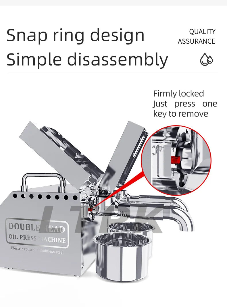 B02 Full Automatic Mini Small Household Home Use Oil Extraction Making Edible Olive Oil Press Machine