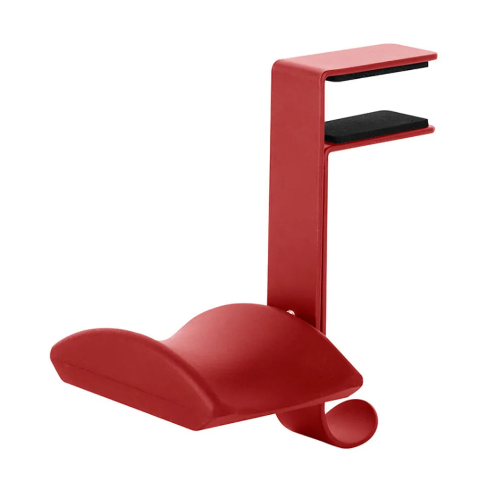 POYATU Desk Mount Universal Office Hanger Gaming Headphone Stand Bracket Display Rack Headset Holder Space Saving Table Clamp