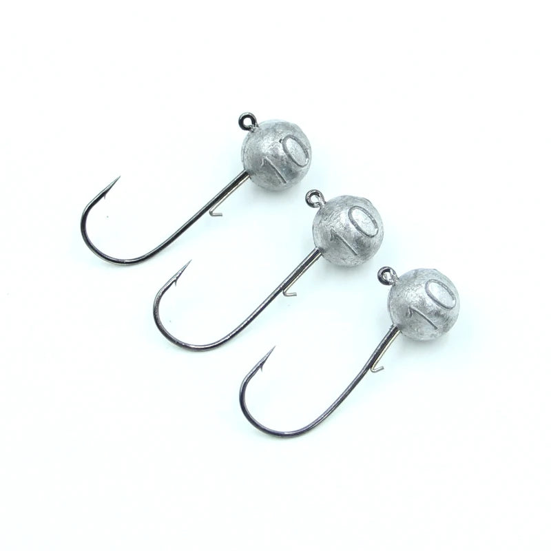 Selco China Lead Head Fishing Hook  Jig Head Fish Hooks Rigs Accessories