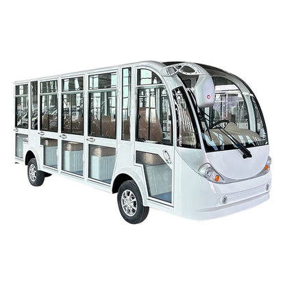 China Manufacture Sales Enclosed Tourist Bus Electric Sightseeing Car