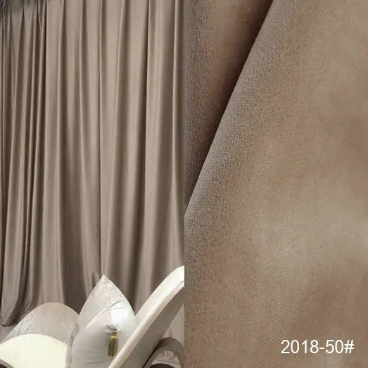 High Shading Velvet Blackout Curtain For Bedroom Insulating Modern Style Windows Living Room Curtain Home Decoration Custom Made