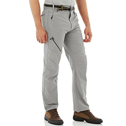 TACVASEN Quick Dry Outdoor Hiking Pants Men Summer Lightweight Rip-stop Cargo Work Trousers Multi-Pockets Camping Fishing Pants