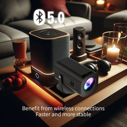 XP330 Home Cinema Portable Projector LED Video Projector HD 720P Portable Multi-media Android TV Projector with Wifi6 Speaker