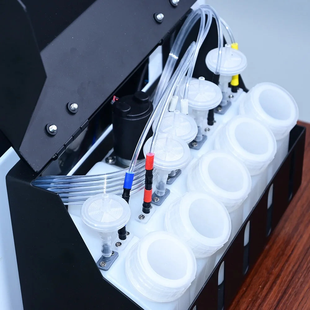 A3size Dtf Printer R1390  with Oven Machine  with 100pcs  A3size Film with 600ml DTF Ink with 1kg Powder