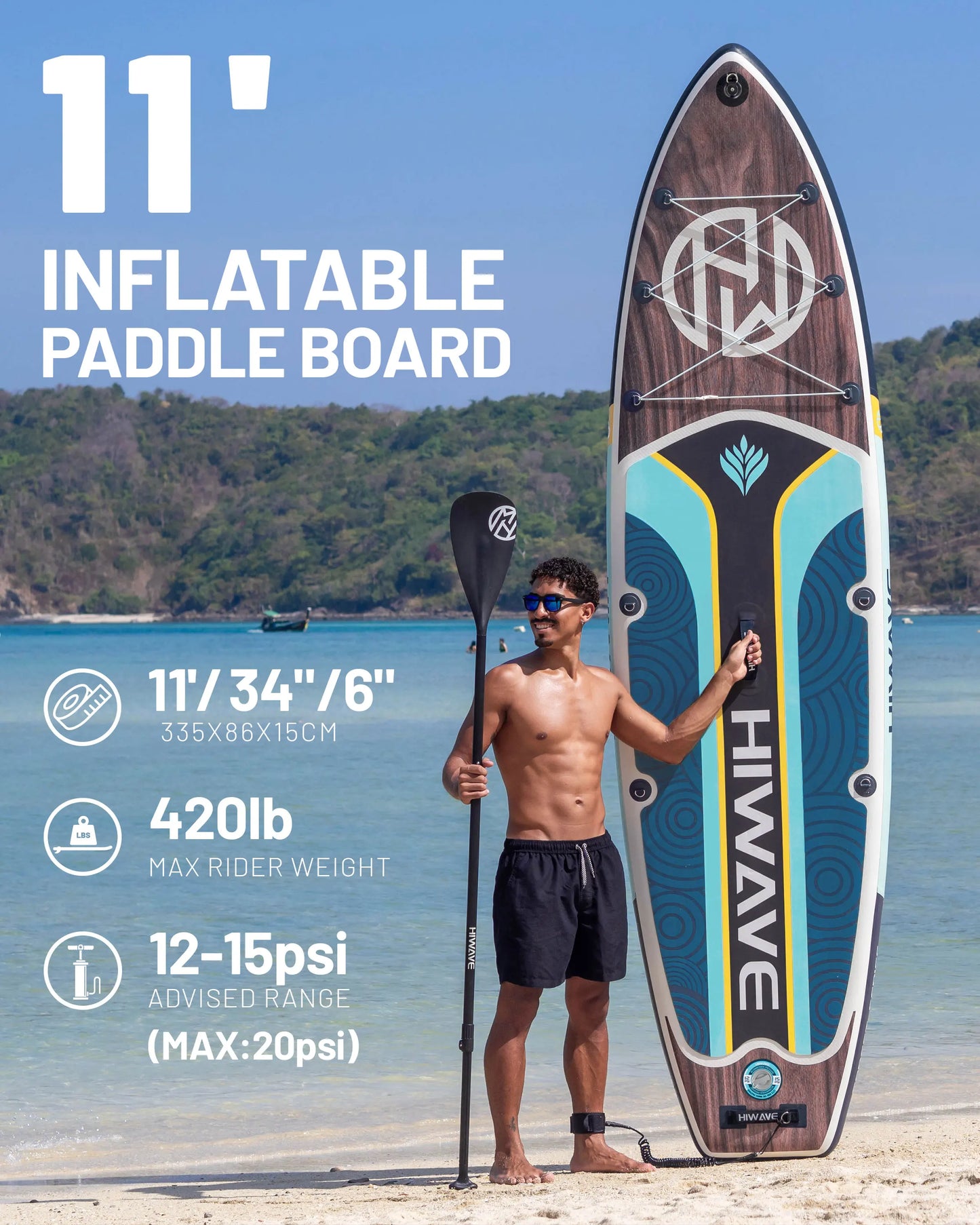 EU Overseas Spot Goods Paddle Board Fast Delivery 11'x34"x6" Stand up Paddle Board Drop Stitch sup Gonfiabile with Seat