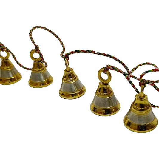 Vintage Indian Craft Brass Bell Ghanti Decorative Bell for Temple Home and Wedding Decorations by PDG ibma