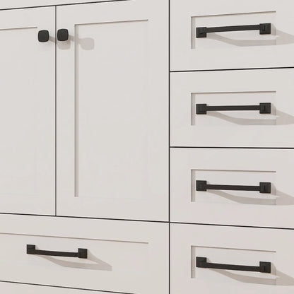 US Stock 36inch Fast Free Shipping Ready to Assemble Apartment Size Flat Pack Morden Bathroom Vanity with Single Sink