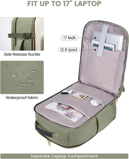 Cross-Border Color-Block Multi-Piece Set Oxford Waterproof Backpack Large Capacity for Business Trip Carry-On Luggage Laptop