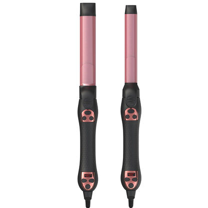 Automatic MCH Electric Hair Curler Portable Ceramic Rotating Multi Self Grip LCD Temperature Display for Household Use