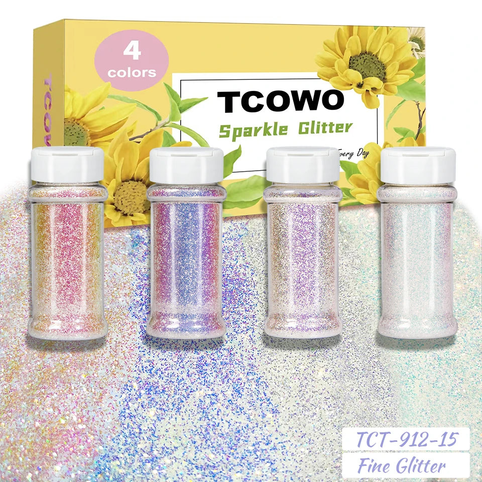 Local Stock 2OZ Shaker Packing Hexagon Shape Mix Chunky Glitter for Tumbler Nail Resin Christmas Decoration