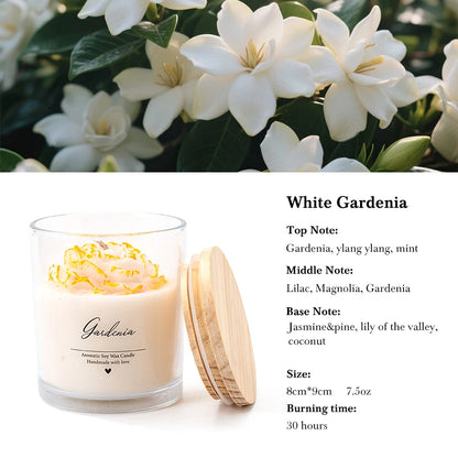 AIKUN 8 * 9cm Natural Eco Friendly Private Label Jar Custom Label Soy Wax Aromatherapy Candle for Holiday Gift Projects