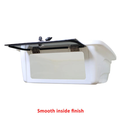 Universal T-Top Electronics Box SB200 Clamp on Overhead  Center Console Boat Marine Storage Camps for 2",1.5",1.9" Tubing