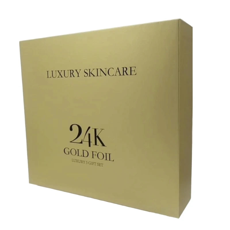 MRUIS 24k Gold  Collagen Cream Peptide Snail Brighten Whitening Skin and Fight Against Aging Serum Lotion Facial Care Luxury Set