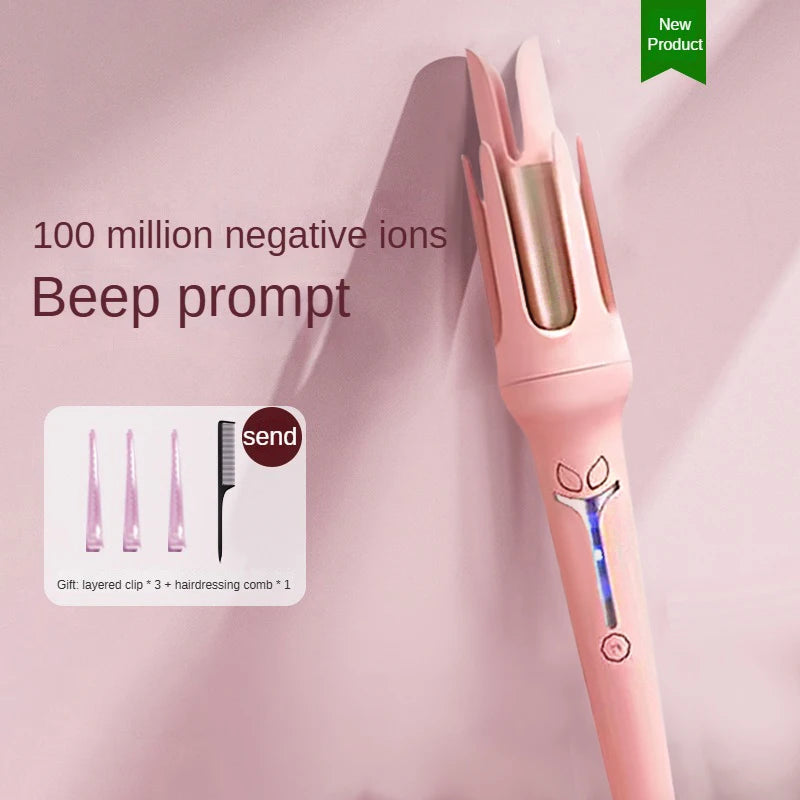 New Style Ceramic Tourmaline Curling Wand Adjustable Temperature Hair Curler Iron for Natural Waves