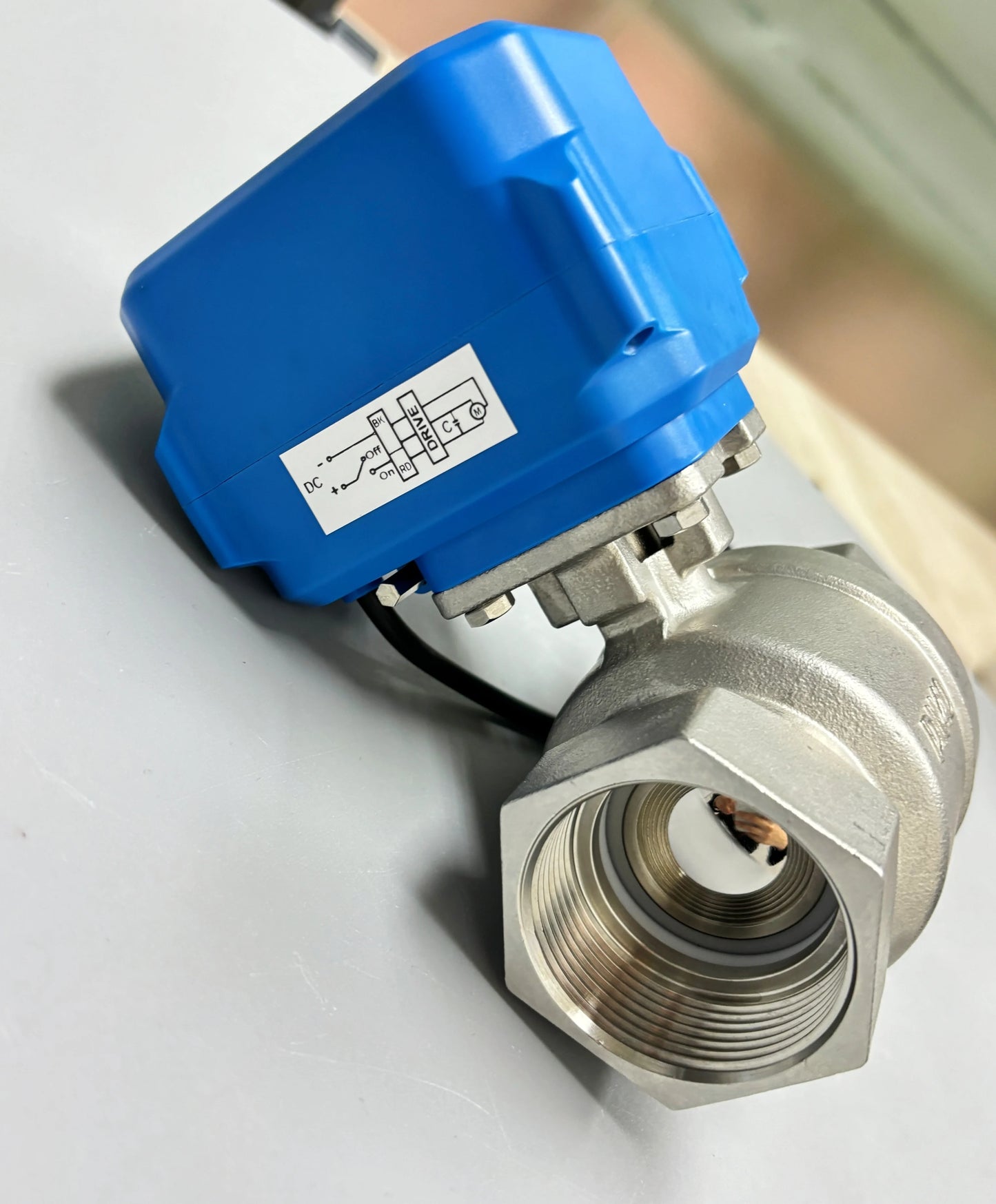 DC12VDC24V AC110V AC230V Motorized 2" Ball Valve Smart Control Small Electric Actuator 2-Way Stainless Steel Electric Ball Valve