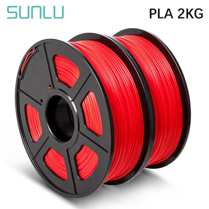 SUNLU PLA Filament 2KG 1KG/ Roll 3D Printer Filament PLA 1.75mm 3d Filament PLA Printing Materials for 3D Printer to 3D Printing
