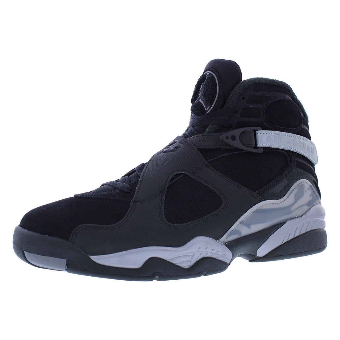 For for Air for 8 Retro Winterized Mens Shoes Model MSS-FD1334001 Color Black/Gunsmoke/Metallic Silver 100% Authentic