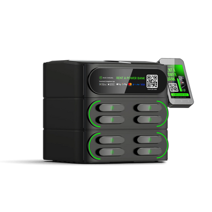 Original Factory Sharing Power Bank Rental Station with POS Bajie Charging Cell Phone Charging Vending Machines for Commercial
