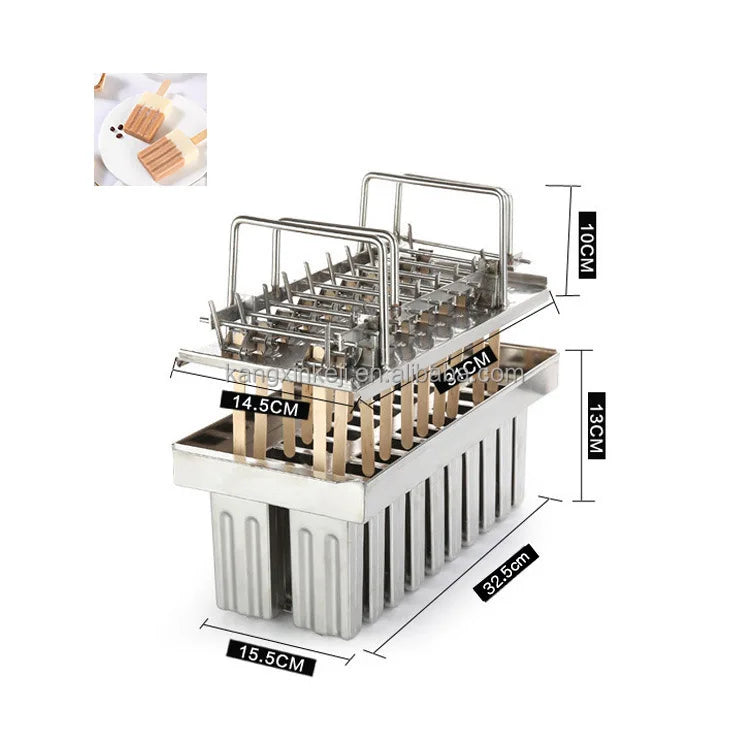 Stainless Steel Popsicle Mould 30/40pcs/time Commercial Factory Price Ice Cream Sticker