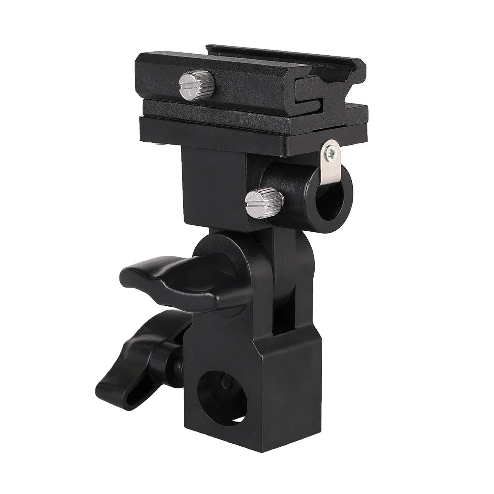 Kaliou Factory Black Photography Accessories Lamp Holder for Digital/DSLR Cameras Aluminum Alloy & Plastic Lightweight