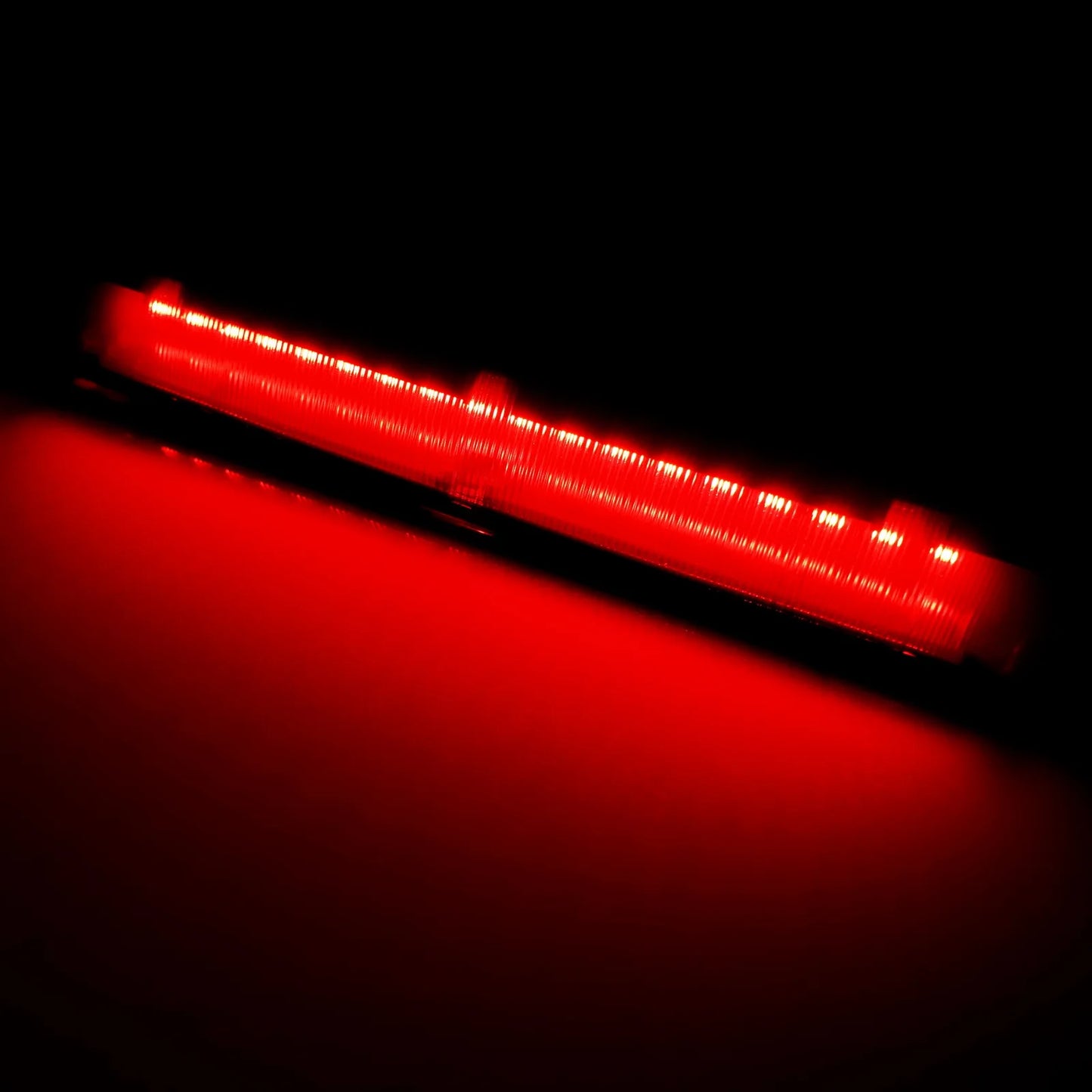 For Ford Transit MK8 Tourneo Custom 2012-up Single tailgate Third LED High Mount Level Brake Stop Light Lamp Black Lens