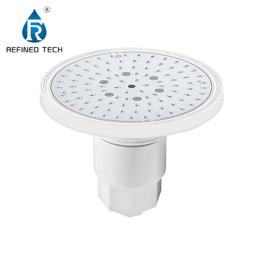 Refined Vinyl Pool RGB1-1/2 Inch Mini Underwater Lights Step Light Bulb 12V White 6W RGB LED Swimming Pool Light