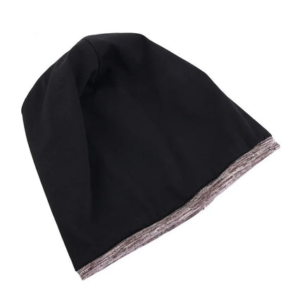 Spring Autumn Double Fabric Hats For Adult Cashmere-like Skullies & Beanies
