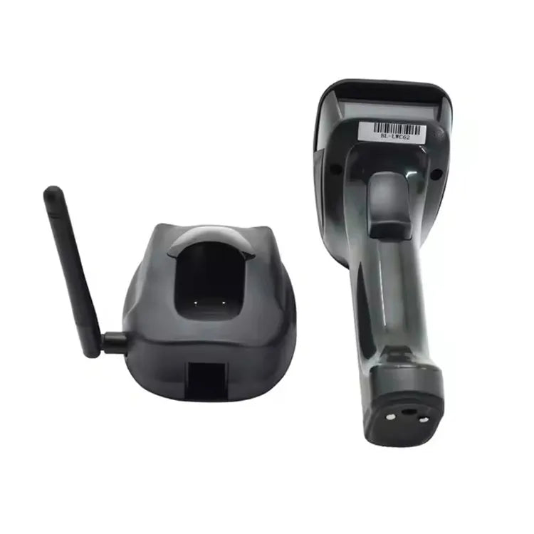 Bluetooth Wireless 2D 1D Barcode Scanner with Base Charging Station for Warehouse Logistics Scanning Mobile POS