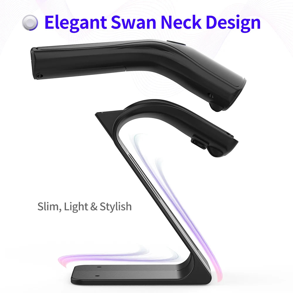 2D Wireless Barcode Scanner Cordless Automatic Scan Window Handheld Bar Code Reader for Retail Warehouse Inventory Tracking