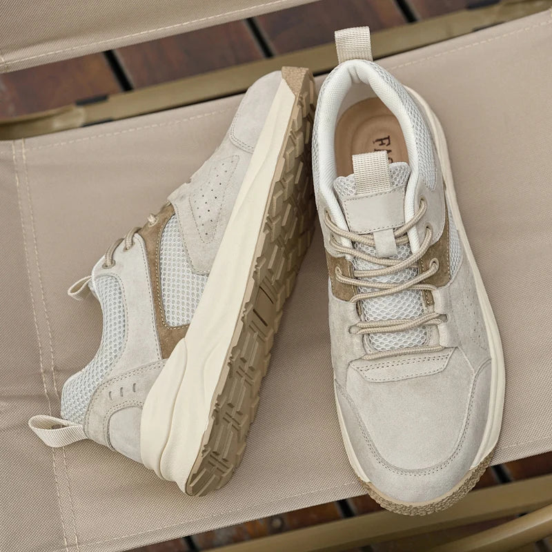 New Classic Trendy Shoes for Men Manufacturer Breathable Dress Shoes Real pig Leather Lace-up Arch Support Casual Sneaker Brand