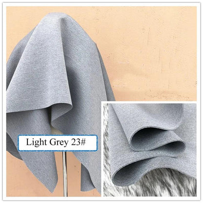 Stretch Spandex Knit Space Cotton Fabric Air Layer for Baseball Jacket Skirt Sewing DIY Face Mask Per Half Meter