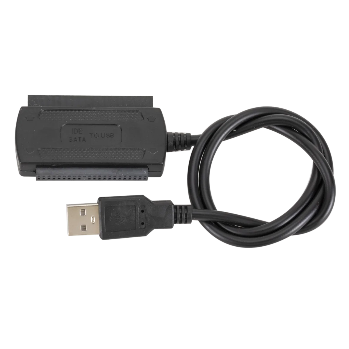 USB 2.0 IDE/SATA 3-in-1 Cable Power Supply ROHS Certified Tinned Copper Conductor Braid Shielding PVC Jacket in Stock